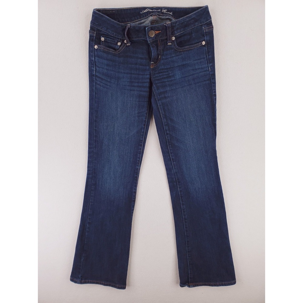 American Eagle Jeans Womens 2 Favorite Boyfriend Bootcut Stretch Denim Pants Y2K